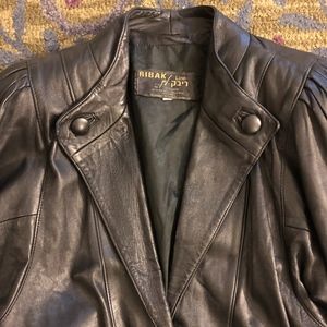Vintage Black Leather Jacket